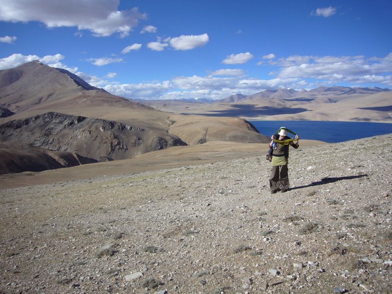 Travel - India - Ladakh - Tso Moriri Trip - Karzog and Tso Moriri - The Beach and the mountain - The Mountain
